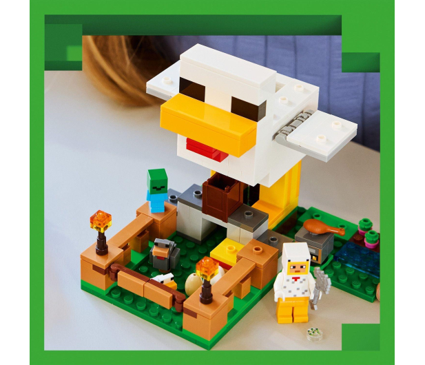 LEGO MINECRAFT 21585 Farma kurczaków - 1473417 - zdjęcie 5